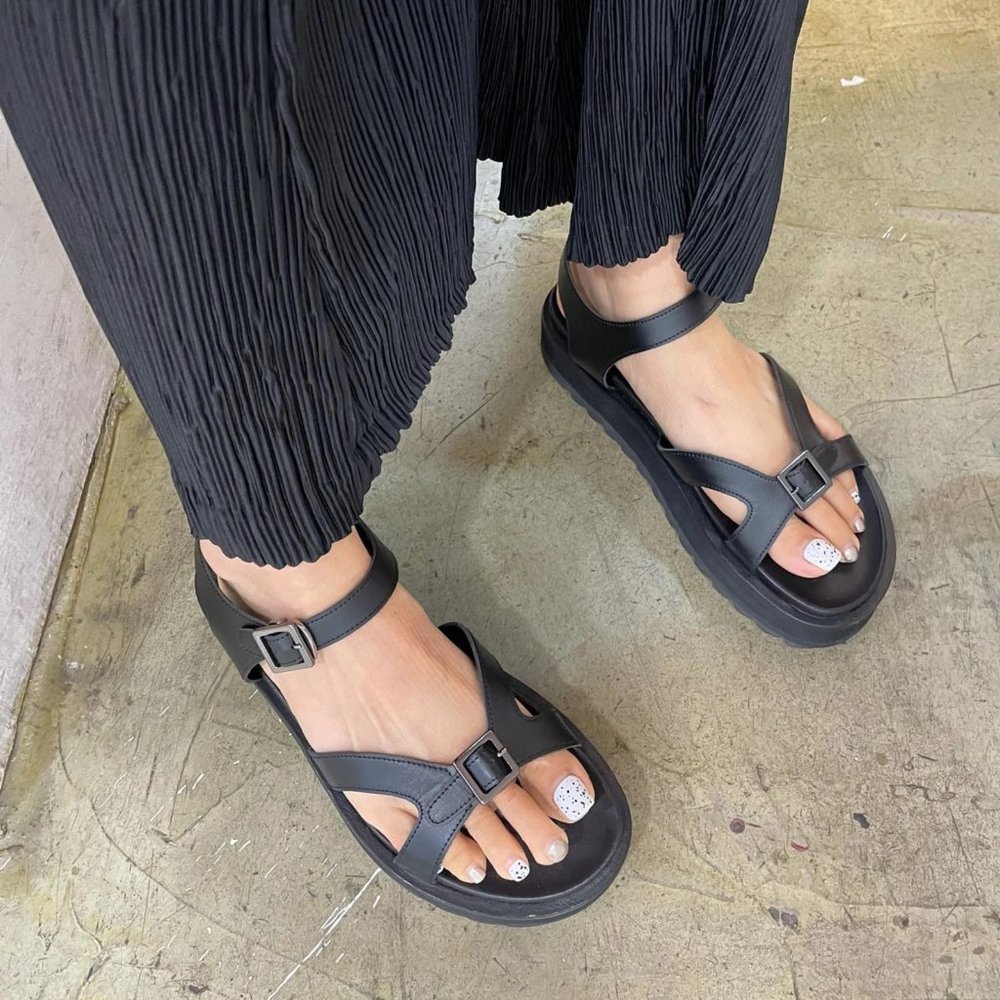 [DONATED] Handmade Leather Sandals Row Geri NEVER WORN